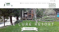 Desktop Screenshot of lureresort.com